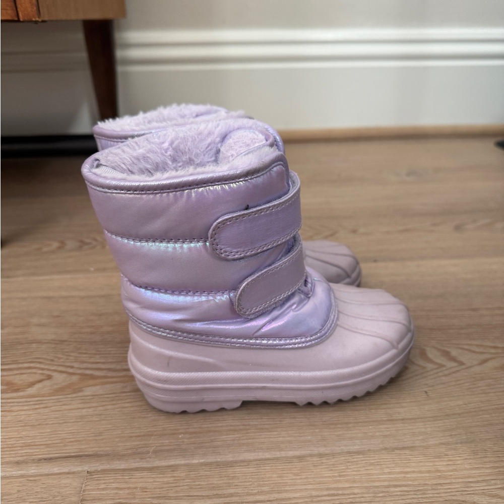 The Children's Place Lilac Shimmer Kids' Winter Boots